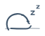 The condemned offline otter at 64 pixels: a dome and a line.