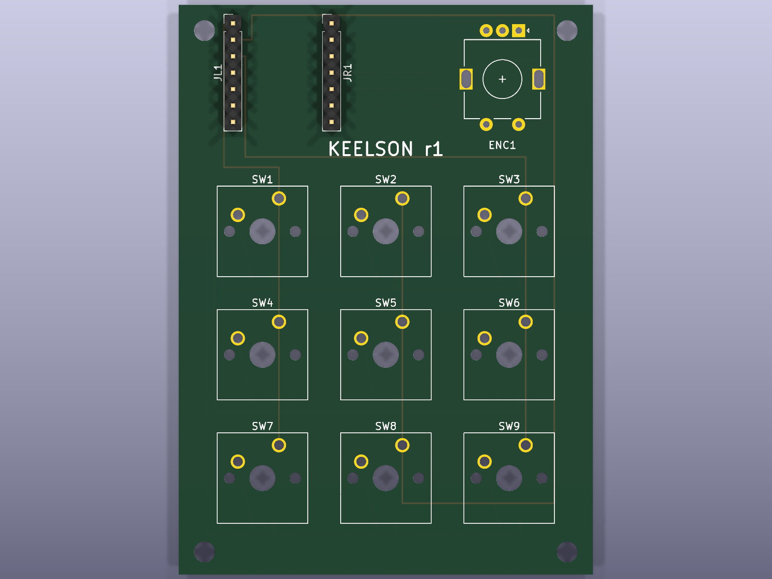 The board, from above
