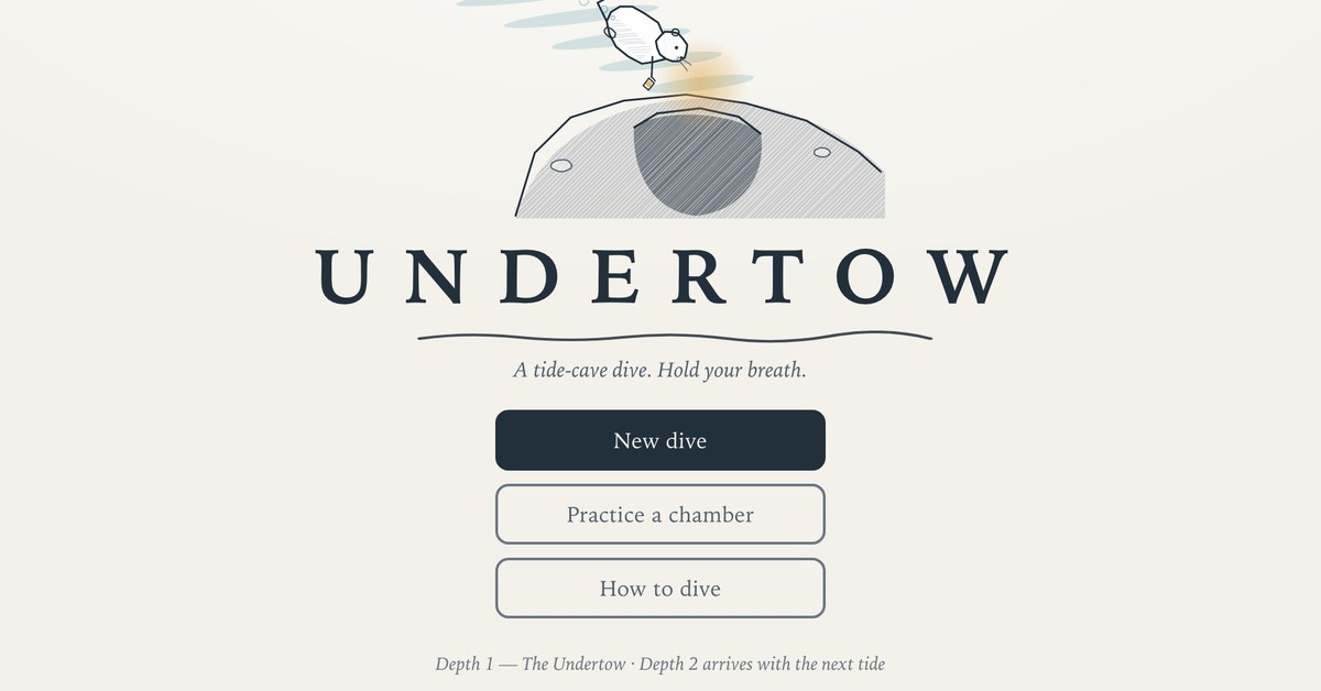 WS-002 — UNDERTOW print, door rendition